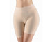 GINA dámské boxerky prodloužené, kratší nohavička, bezešvé, klasické, jednobarevné Eco Bamboo 03019P  - béžová  M/L