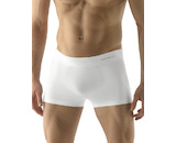 GINA pánské boxerky kratší nohavička, bezešvé, jednobarevné Eco Bamboo 53005P  - bílá  XL/XXL