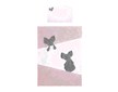 2-dílné ložní povlečení Belisima Mouse 100/135 růžové