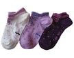 Dětské kotníkové ponožky 3 páry (DEKO48) - fialková