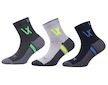 Dětské ponožky Neoik Voxx 3 páry (N001) - šedo-modrá