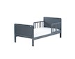 Dětská postel se zábranou Drewex Olek 140x70 cm grafit - šedá