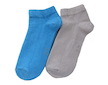Dětské kotníkové ponožky Boma 2 páry (21012) - modrá-šedá