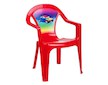 Dětský zahradní nábytek - Plastová židle červená auto - Červená