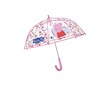Dívčí deštník Perletti Peppa Pig transparent - Transparentní