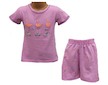 Dívčí letní pyžamo, komplet Wolf (S2265) - Růžová