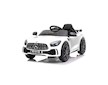 Elektrické autíčko Baby Mix Mercedes-Benz GTR-S AMG white - Bílá