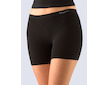 GINA dámské boxerky delší nohavička, kratší nohavička, bezešvé, klasické, jednobarevné Bamboo PureLine 03013P  - černá  L/XL - černá