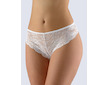 GINA dámské kalhotky bokové - brazilky, šité, s krajkou, jednobarevné La Femme 2 16101P  - bílá  38/40