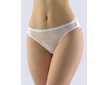 GINA dámské kalhotky bokové - brazilky, šité, s krajkou, jednobarevné La Femme 2 16102P  - bílá  38/40