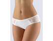 GINA dámské kalhotky francouzské, šité, bokové, s krajkou, jednobarevné La Femme 2 14138P  - bílá  42/44 - Bílá