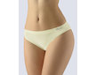 GINA dámské kalhotky klasické s úzkým bokem, úzký bok, bezešvé, jednobarevné Bamboo Soft 00046P  - vanilková  L/XL