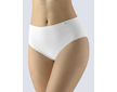 GINA dámské kalhotky klasické mama, větší velikosti, bezešvé, jednobarevné Bamboo Soft 01003P  - bílá  L/XL - Bílá