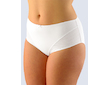 GINA dámské kalhotky klasické ve větších velikostech, větší velikosti, šité, jednobarevné  11053P  - bílá  42/44 - Bílá