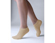 GINA dámské ponožky kotníčkové, bezešvé, jednobarevné Bambusové ponožky 82005P  - koňak  44/47