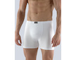 GINA pánské boxerky delší nohavička, šité, jednobarevné Bamboo Classic 74116P  - bílá  50/52 - Bílá