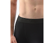 GINA pánské boxerky delší nohavička, šité, jednobarevné Eco Bamboo 74160P  - černá  54/56