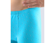 GINA pánské boxerky kratší nohavička, šité, s potiskem  73108P  - tyrkysová lékořice 50/52