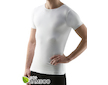 GINA pánské tričko s krátkým rukávem, krátký rukáv, bezešvé, jednobarevné Eco Bamboo 58006P  - bílá  M/L