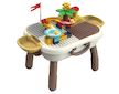 Hrací stůl pro děti stavebnice BABY MIX - Hnědá