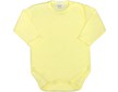 Kojenecké body celorozepínací New Baby Classic žluté - Žlutá