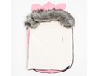 Luxusní zimní fusak s kapucí s oušky New Baby Alex Fleece pink