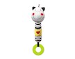 Plyšová pískací hračka s kousátkem Baby Ono zebra Zack