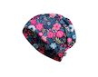 Unuo, Dětská čepice fleecová Homeless, Květinky Velikost: M (49-52 cm) - Barva nezadána