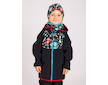 Unuo, Dětská softshellová bunda s fleecem Basic, Černá, Roboti Velikost: 128/134