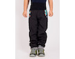 Unuo, Dětské softshellové kalhoty s fleecem Basic, Černá, Roboti Velikost: 116/122
