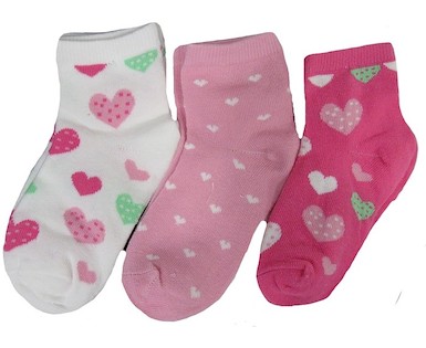 Dívčí ponožky zkrácené výšky Sockswear 3 páry (55242)