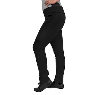 Unuo, Dámské softshellové kalhoty s fleecem pružné Action, Černá Velikost: L