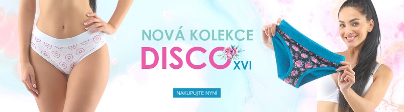 Nová kolekce 2022 dámských kalhotek GINA Disco XVI