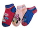 Dětské kotníkové ponožky Minnie 3 páry (ue0602)