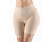 GINA dámské boxerky prodloužené, kratší nohavička, bezešvé, klasické, jednobarevné Eco Bamboo 03019P  - béžová  L/XL