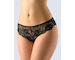 GINA dámské kalhotky bokové - brazilky, šité, s krajkou, jednobarevné La Femme 2 16101P  - černá  38/40