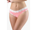 GINA dámské kalhotky bokové se širokým bokem, širší bok, šité, s potiskem Disco XVIII 16178P  - starorůžová maracuja 46/48
