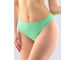 GINA dámské kalhotky klasické s úzkým bokem, úzký bok, bezešvé, jednobarevné Bamboo PureLine 00018P  - sv. zelená  L/XL