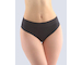 GINA dámské kalhotky klasické s úzkým bokem, úzký bok, šité, jednobarevné Disco Solid 10252P  - černá  42/44