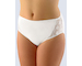 GINA dámské kalhotky klasické ve větších velikostech, větší velikosti, šité, s krajkou, jednobarevné  11055P  - bílá  46/48