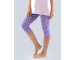 GINA dámské kalhoty 3/4 pyžamové dámské, 3/4 kalhoty, šité, bokové, s potiskem  19804P  - tm. fialová fruktóza S