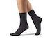 GINA dámské ponožky klasické, bezešvé, jednobarevné Bambusové ponožky 82003P  - černá  35/38
