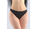 GINA dámské tanga boková, úzký bok, šité, bokové, jednobarevné Disco Solid 15008P  - černá  34/36