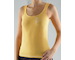 GINA dámské tílko, širší ramínka, bezešvé, s potiskem Bamboo Cotton 08986P  - angreštová bílá S/M