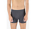GINA pánské boxerky kratší nohavička, šité, jednobarevné Eco Bamboo 73126P  - tm. šedá  58/60