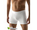 GINA pánské boxerky delší nohavička, bezešvé, jednobarevné Eco Bamboo 54005P  - bílá  L/XL