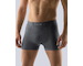 GINA pánské boxerky delší nohavička, bezešvé, jednobarevné MicroBavlna 54000P  - tm. šedá  M/L