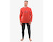 GINA pánské pyžamo dlouhé pánské, šité, s potiskem Pyžama 2022 79127P  - červená černá L