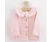 Kojenecký kabátek na knoflíky New Baby Luxury clothing Laura růžový