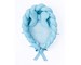Pletené hnízdečko pro miminko Velvet Belisima blue